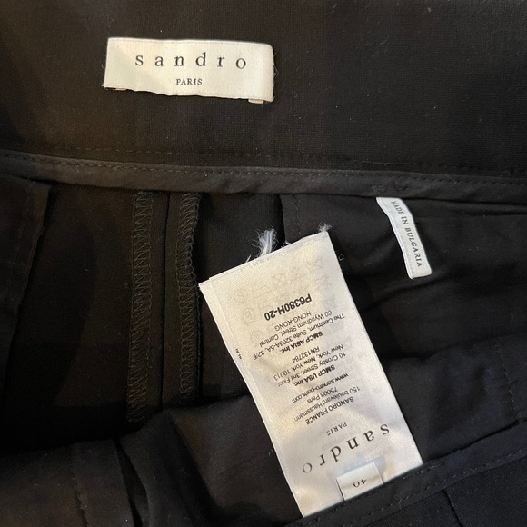 Sandro Striped Cropped Pants Size 40 - Picture 5 of 6